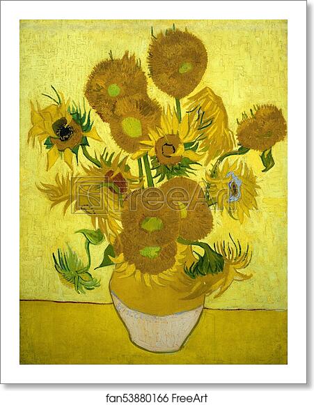 Free art print of Sunflowers by Vincent Van Gogh Free art print of Sunflowers by Vincent Van Gogh
