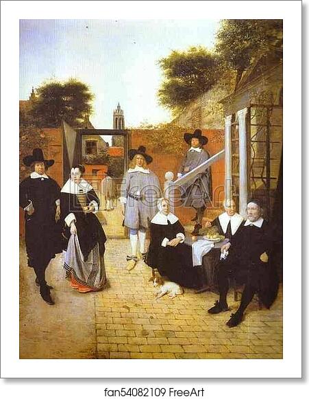 Free art print of Dutch Family by Pieter De Hooch Free art print of Dutch Family by Pieter De Hooch