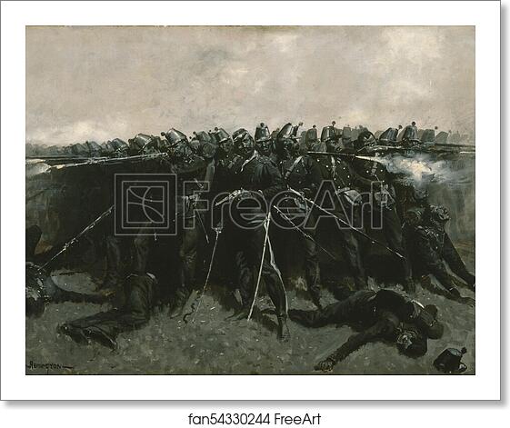 Free art print of The Infantry Square by Frederic Remington Free art print of The Infantry Square by Frederic Remington