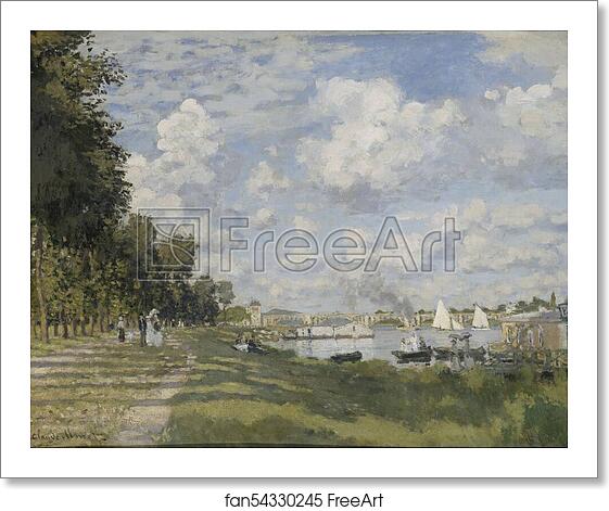 Free art print of Bassin d’Argenteuil by Claude Monet