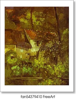 Free art print of House of Père Lacroix by Paul Cézanne