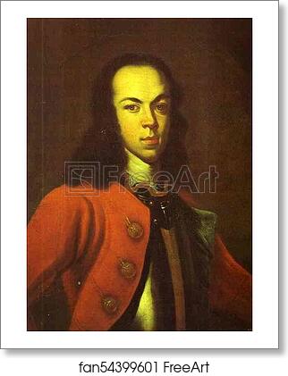Free art print of Portrait of Tsarevch Alexey Petrovich by Johann Gottfried Tannauer