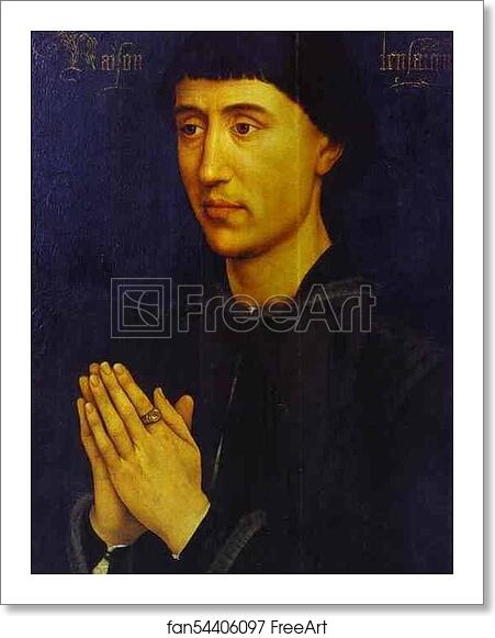 Free art print of Portrait of Laurent Froimont (?) by Rogier Van Der Weyden Free art print of Portrait of Laurent Froimont (?) by Rogier Van Der Weyden