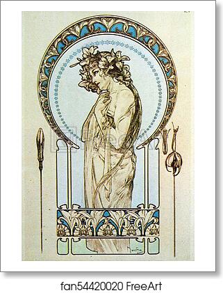 Free art print of Documents Decoratifs by Alphonse Mucha Free art print of Documents Decoratifs by Alphonse Mucha