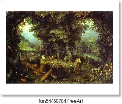 Free art print of Allegory of Earth by Jan Brueghel The Elder