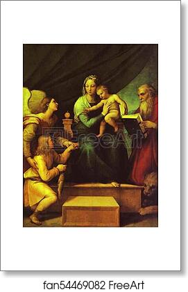 Free art print of The Madonna of the Fish by Raphael