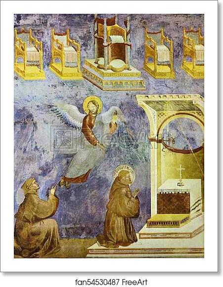 Free art print of The Vision of the Thrones by Giotto Free art print of The Vision of the Thrones by Giotto