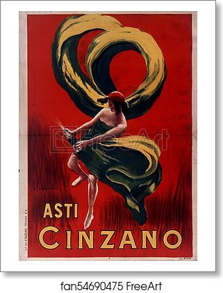 Free art print of Asti Cinzano (ca. 1910) by Leonetto Cappiello Free art print of Asti Cinzano (ca. 1910) by Leonetto Cappiello