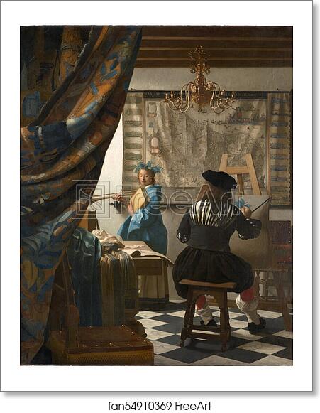 Free art print of The Art of Painting by Johannes Vermeer