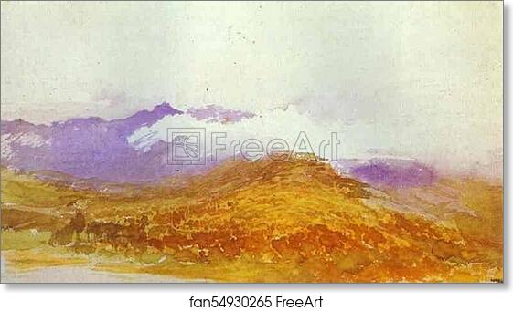 Free art print of Mountains of the Crimea in Autumn by Feodor Vasilyev