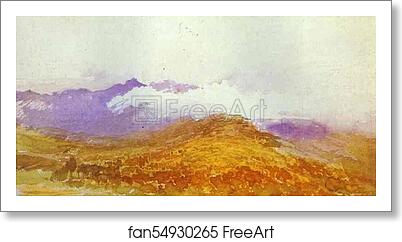 Free art print of Mountains of the Crimea in Autumn by Feodor Vasilyev