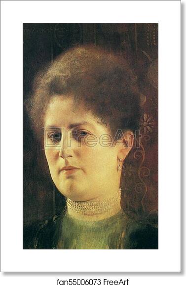Free art print of Portrait of a Lady by Gustav Klimt Free art print of Portrait of a Lady by Gustav Klimt