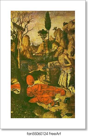 Free art print of St. Jerome Praying by Antonello Da Messina