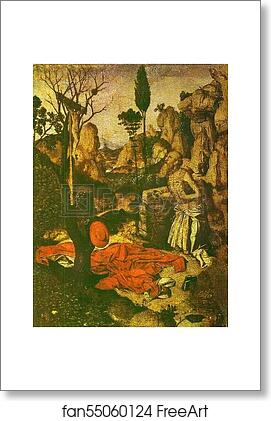 Free art print of St. Jerome Praying by Antonello Da Messina