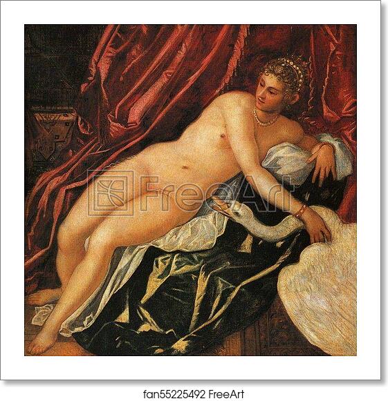 Free art print of Leda and the Swan by Jacopo Robusti, Called Tintoretto