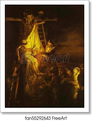 Free art print of The Descent from the Cross by Rembrandt Harmenszoon Van Rijn Free art print of The Descent from the Cross by Rembrandt Harmenszoon Van Rijn
