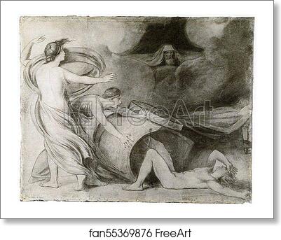 Free art print of Atossa's Dream by George Romney Free art print of Atossa's Dream by George Romney