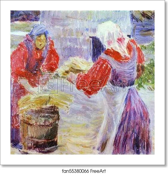 Free art print of Peasant Women by Victor Borisov-Musatov Free art print of Peasant Women by Victor Borisov-Musatov