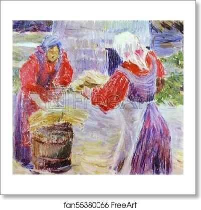 Free art print of Peasant Women by Victor Borisov-Musatov