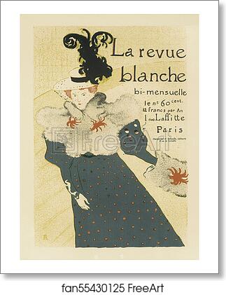 Free art print of Revue Blanche by Henri De Toulouse-Lautrec Free art print of Revue Blanche by Henri De Toulouse-Lautrec