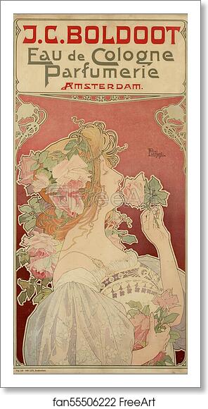 Free art print of J.C. Boldoot, Eau de Cologne Parfumerie, Amsterdam by Henri Privat-Livemont Free art print of J.C. Boldoot, Eau de Cologne Parfumerie, Amsterdam by Henri Privat-Livemont