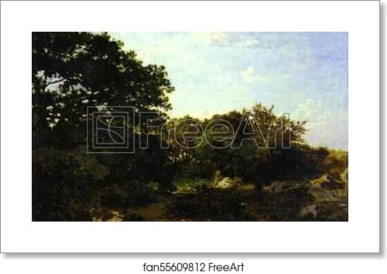 Free art print of Forest of Fontainebleau by Frédéric Bazille Free art print of Forest of Fontainebleau by Frédéric Bazille