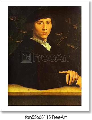 Free art print of Portrait of Derich Born by Hans Holbein The Younger