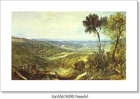 Free art print of The Vale of Ashburnham by Joseph Mallord William Turner Free art print of The Vale of Ashburnham by Joseph Mallord William Turner
