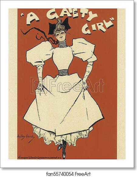 Free art print of A Gaiety Girl by Dudley Hardy