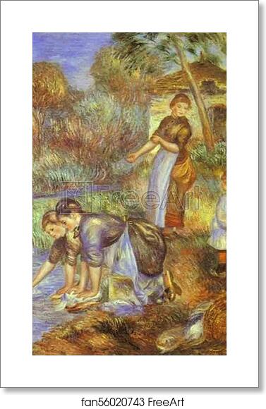 Free art print of The Washer-Women by Pierre-Auguste Renoir Free art print of The Washer-Women by Pierre-Auguste Renoir