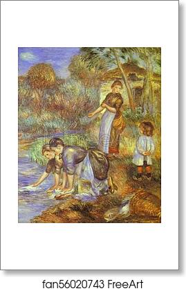 Free art print of The Washer-Women by Pierre-Auguste Renoir Free art print of The Washer-Women by Pierre-Auguste Renoir