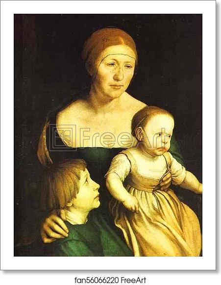 Free art print of The Artist's Family by Hans Holbein The Younger Free art print of The Artist's Family by Hans Holbein The Younger