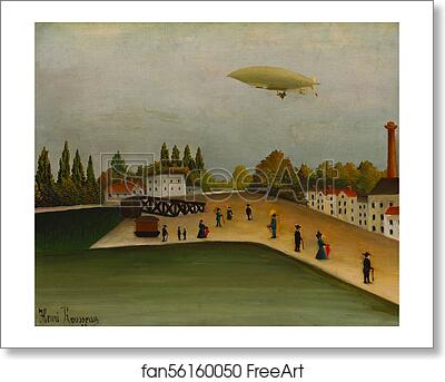 Free art print of Quai d'Ivry by Henri Rousseau Free art print of Quai d'Ivry by Henri Rousseau