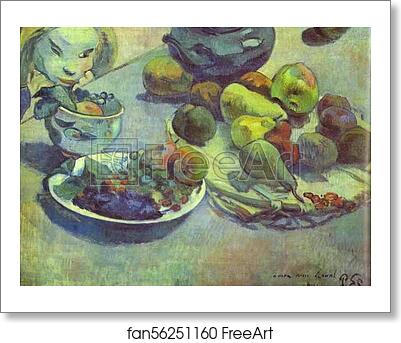 Free art print of Fruits by Paul Gauguin