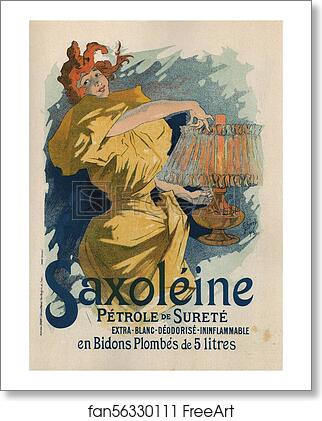 Free art print of Saxoléine Pétrole de Sureté 1895 by Jules Chéret Free art print of Saxoléine Pétrole de Sureté 1895 by Jules Chéret