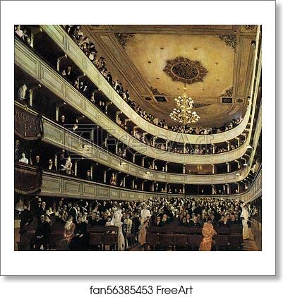Free art print of The Old Burgtheater by Gustav Klimt Free art print of The Old Burgtheater by Gustav Klimt