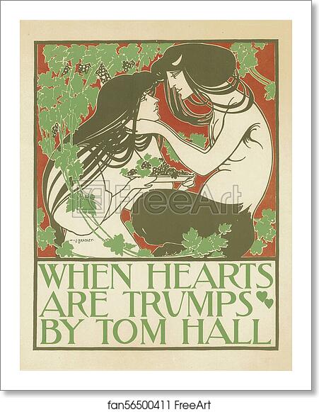 Free art print of When hearts are trumps by Will H. Bradley Free art print of When hearts are trumps by Will H. Bradley