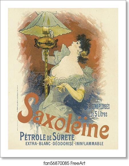Free art print of La "Saxoléine". by Jules Chéret