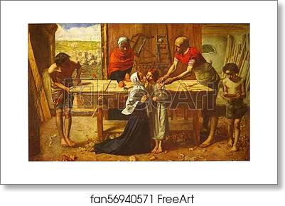 Free art print of Christ in the House of His Parents by Sir John Everett Millais