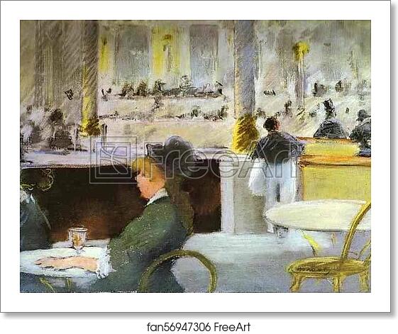 Free art print of Interior of a Café by Edouard Manet Free art print of Interior of a Café by Edouard Manet