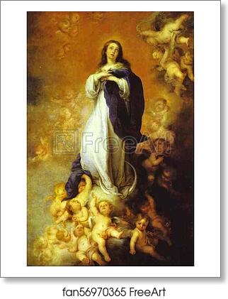 Free art print of Our Lady of the Immaculate Conception by Bartolomé Esteban Murillo Free art print of Our Lady of the Immaculate Conception by Bartolomé Esteban Murillo