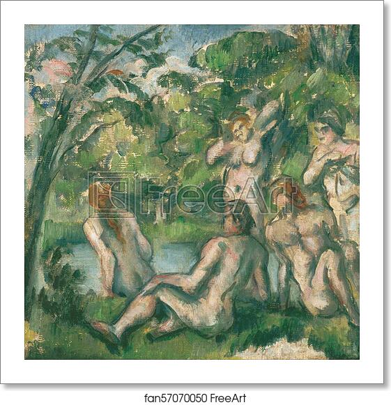 Free art print of Bathers by Paul Cézanne Free art print of Bathers by Paul Cézanne