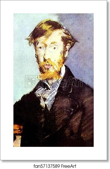Free art print of Portrait of George Moore by Edouard Manet