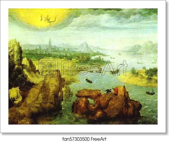 Free art print of St. John on Patmos by Herri De Patinir, Called Herri Met De Bles Free art print of St. John on Patmos by Herri De Patinir, Called Herri Met De Bles