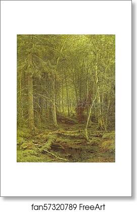 Free art print of Backwoods by Ivan Shishkin