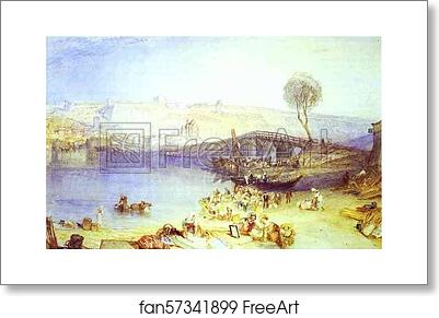 Free art print of View of Saint-Germain-ea-Laye and Its Chateau by Joseph Mallord William Turner