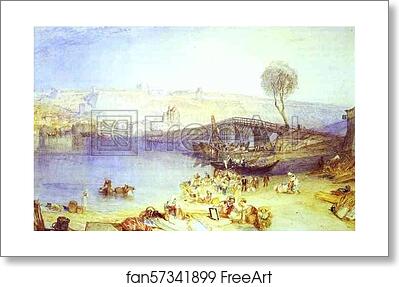 Free art print of View of Saint-Germain-ea-Laye and Its Chateau by Joseph Mallord William Turner Free art print of View of Saint-Germain-ea-Laye and Its Chateau by Joseph Mallord William Turner