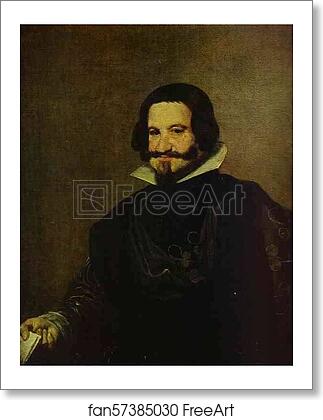 Free art print of Portrait of Caspar de Guzman, Count of Olivares, Prime Minister of Philip IV by Diego Velázquez