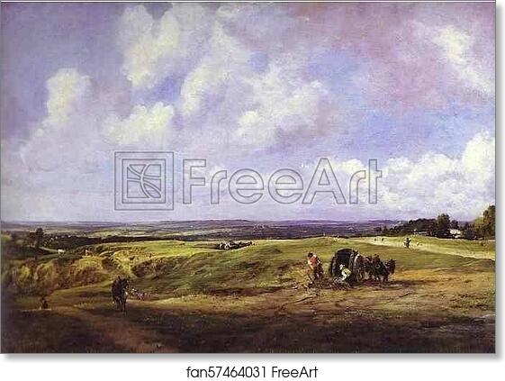 Free art print of Hampstead Heath by John Constable