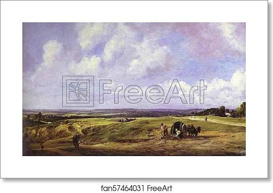 Free art print of Hampstead Heath by John Constable Free art print of Hampstead Heath by John Constable